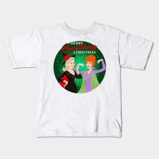 Merry Bewitching Christmas Kids T-Shirt